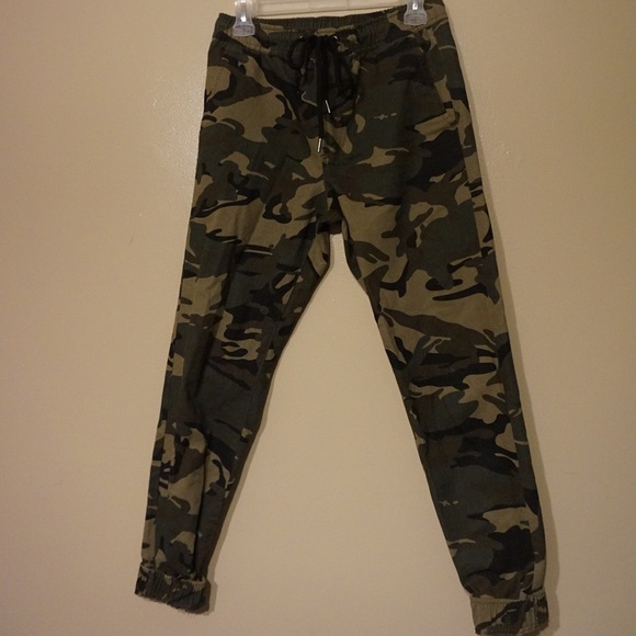 army print trousers